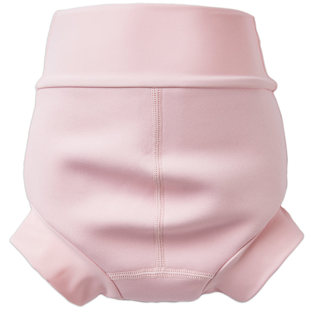 swim diaper in pink back